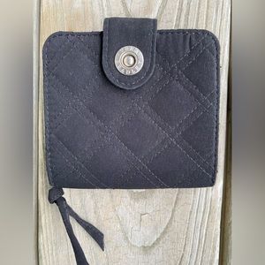 SOLD Vera Bradley Black Quilted Wallet